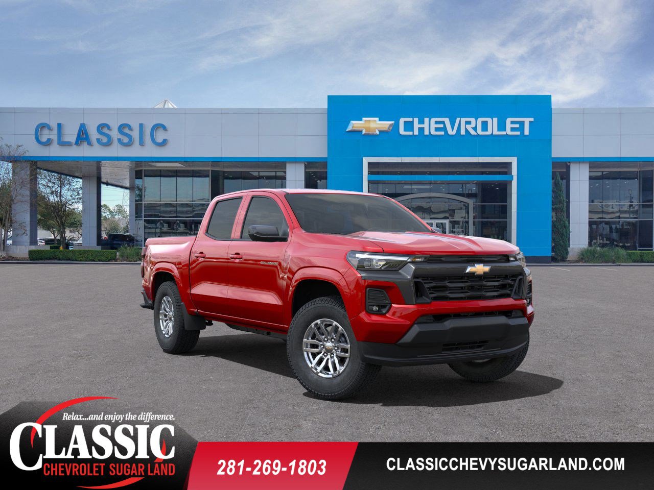2025 Chevrolet Colorado WT/LT Red at Classic Elite Chevrolet Hwy 6