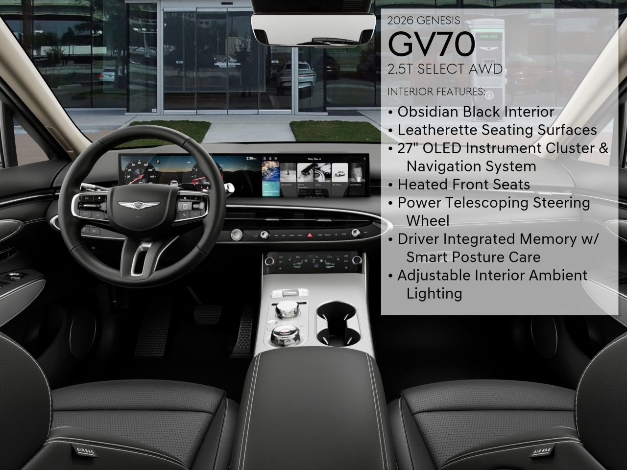 2026 Genesis GV70 2.5T Select photo 15