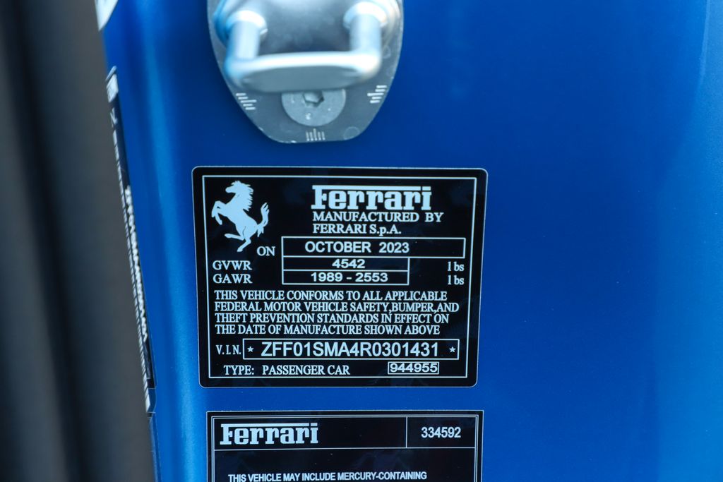 2024 Ferrari 296 GTS photo 44