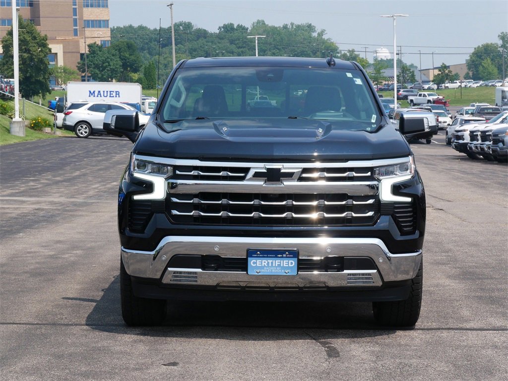 Certified 2022 Chevrolet Silverado 1500 LTZ with VIN 1GCUDGEL7NZ639660 for sale in Inver Grove Heights, Minnesota