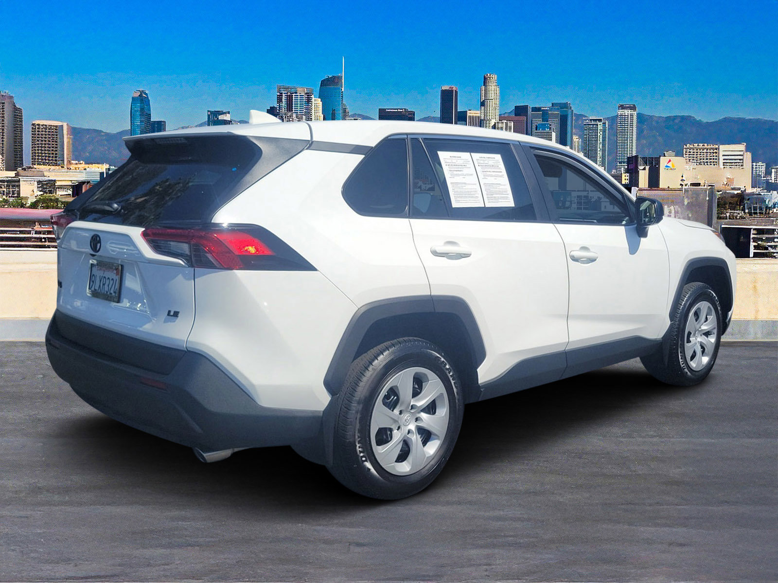 Used 2024 White Toyota LE image 3