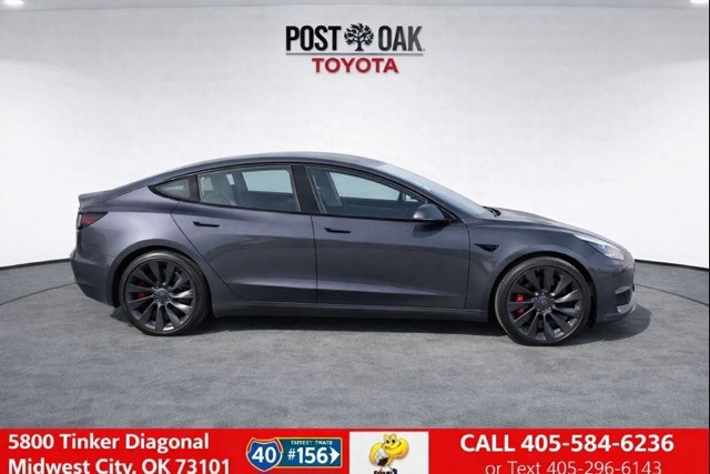 Used 2022 Tesla Model 3 Performance with VIN 5YJ3E1EC4NF108640 for sale in Midwest City, OK