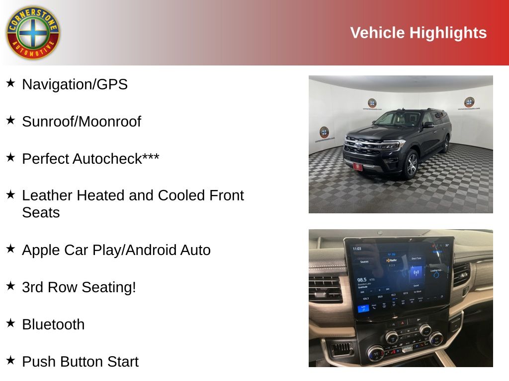 Used 2024 Ford Expedition Limited with VIN 1FMJK2A84REA40320 for sale in Elk River, Minnesota