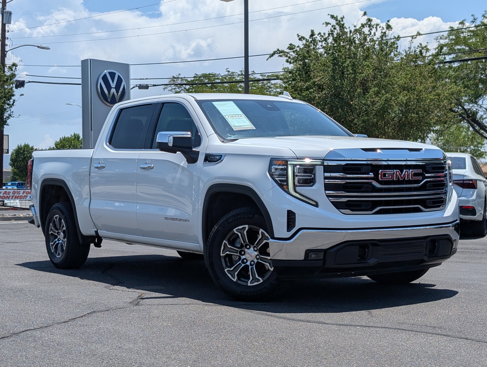 Used 2024 WHITE GMC SLT image 1
