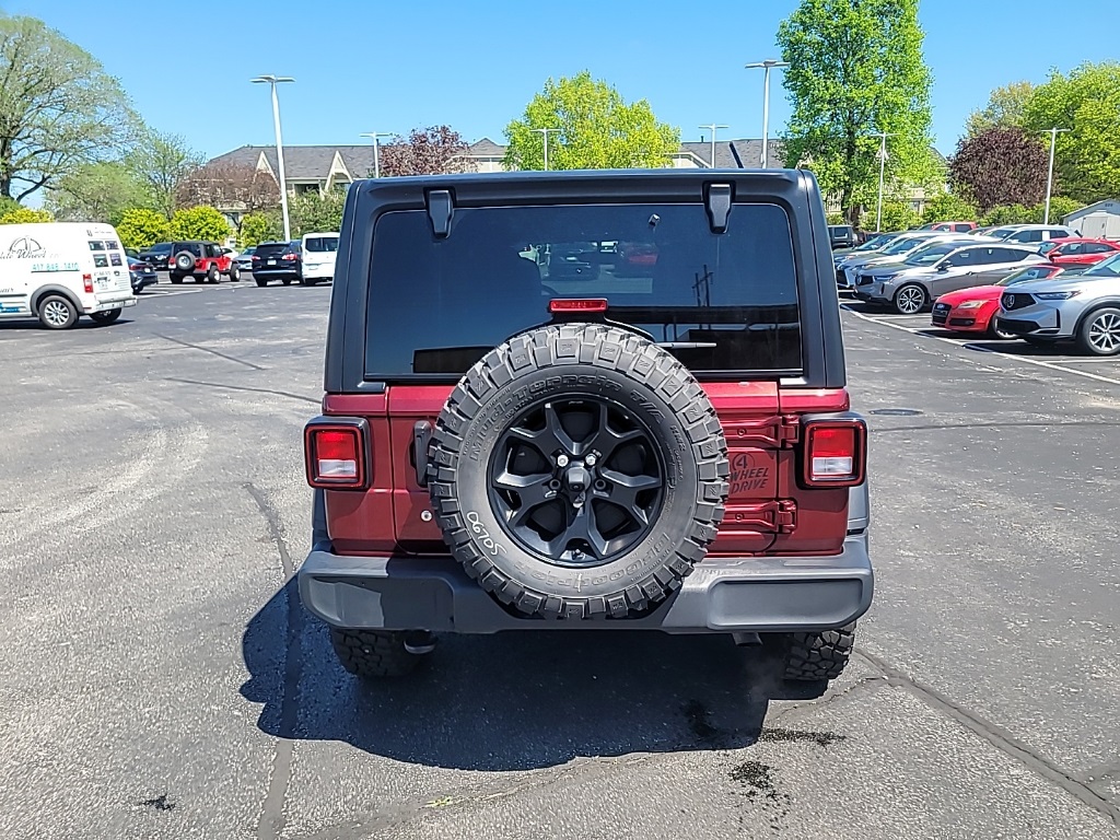 Used 2021 Snazzberry Pearlcoat Jeep Unlimited Willys image 10