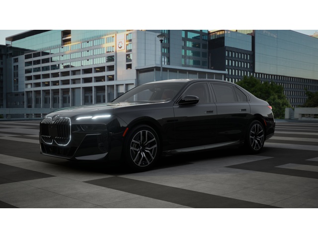 New 2025 Black Sapphire Metallic BMW 740i image 1