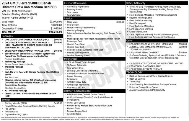 2024 GMC Sierra 2500HD Denali Ultimate's photo