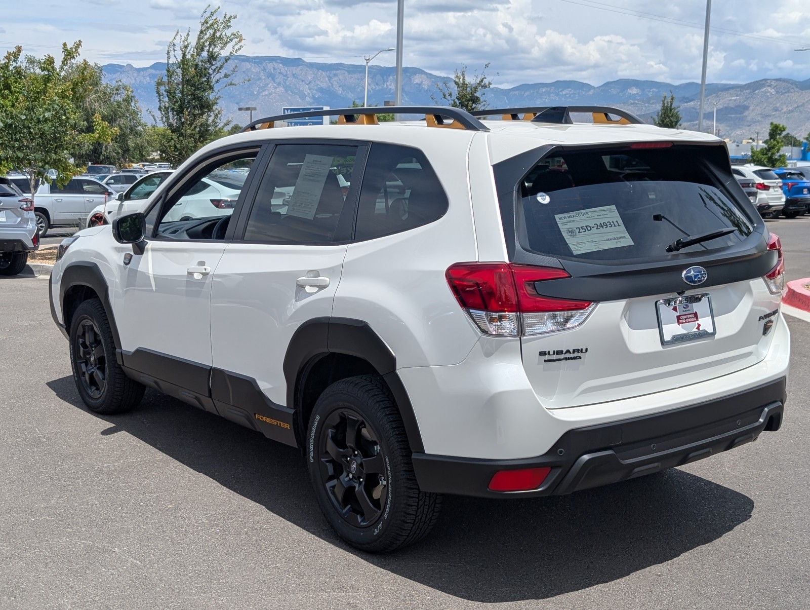 Used 2024 Crystal White Pearl Subaru Wilderness image 3
