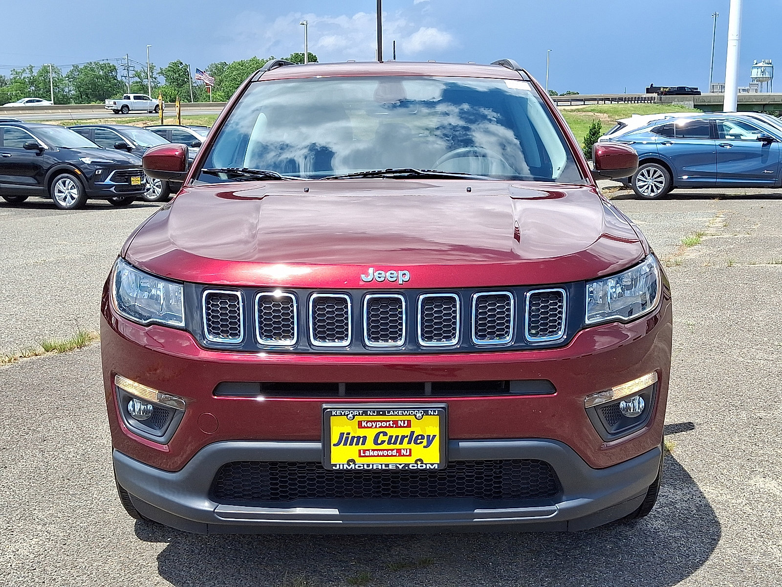 Used 2021 Jeep Compass Latitude with VIN 3C4NJDBBXMT547715 for sale in Keyport, NJ