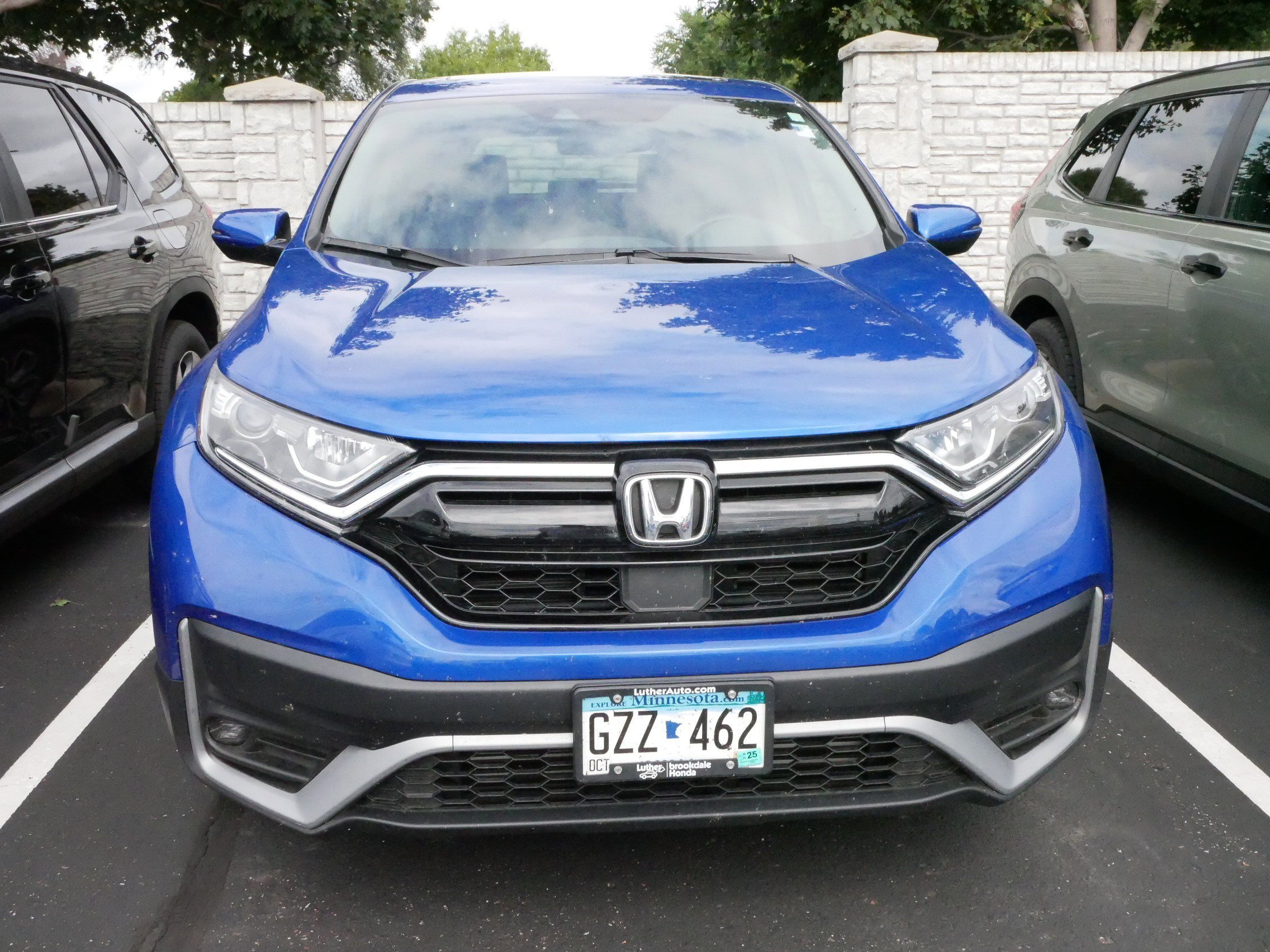 Used 2021 Honda CR-V EX-L with VIN 7FARW2H87ME030751 for sale in Brooklyn Center, Minnesota