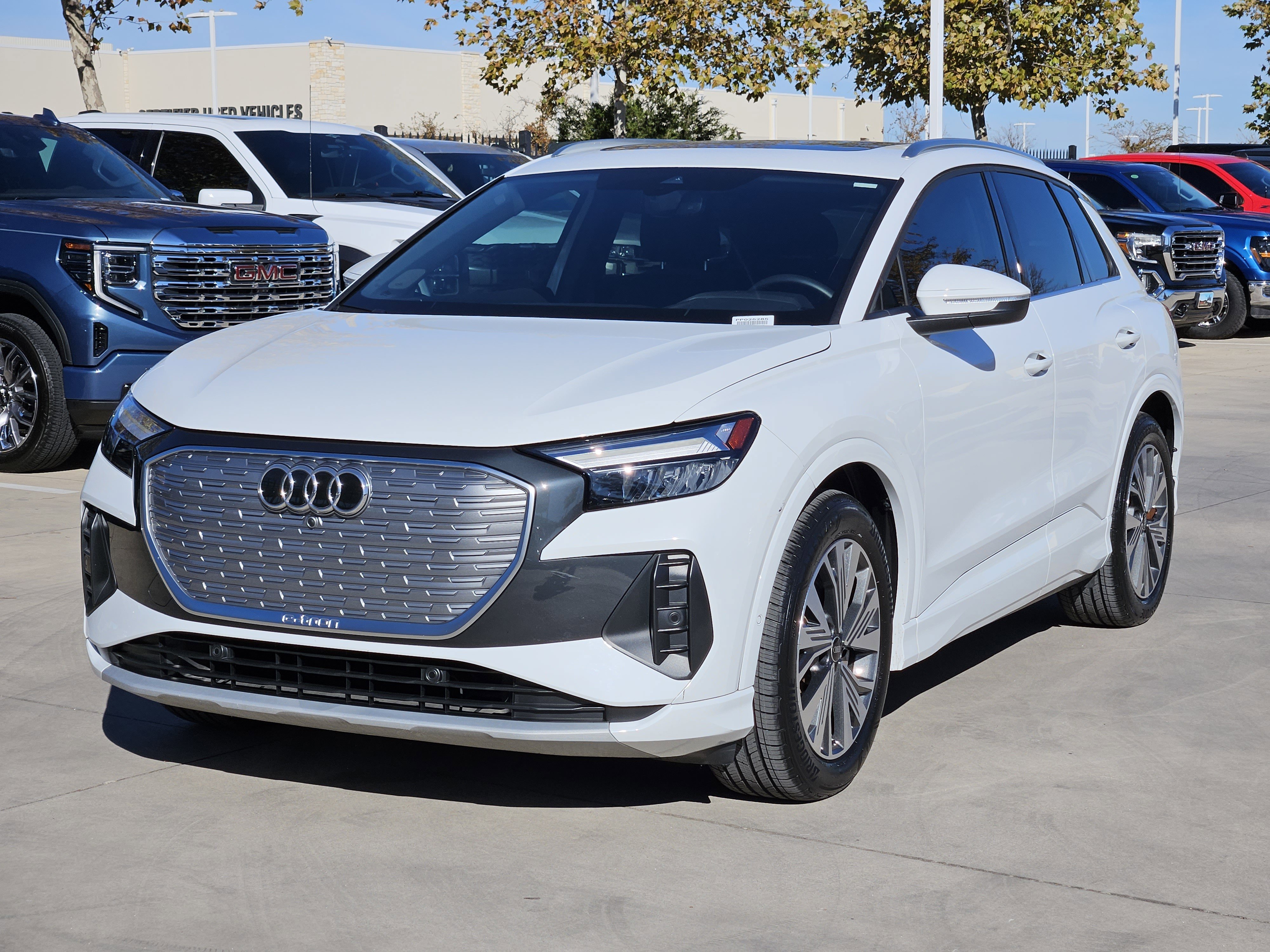 Used 2023 Audi Q4 e-tron Premium Plus with VIN WA1BCBFZ4PP025285 for sale in Leander, TX