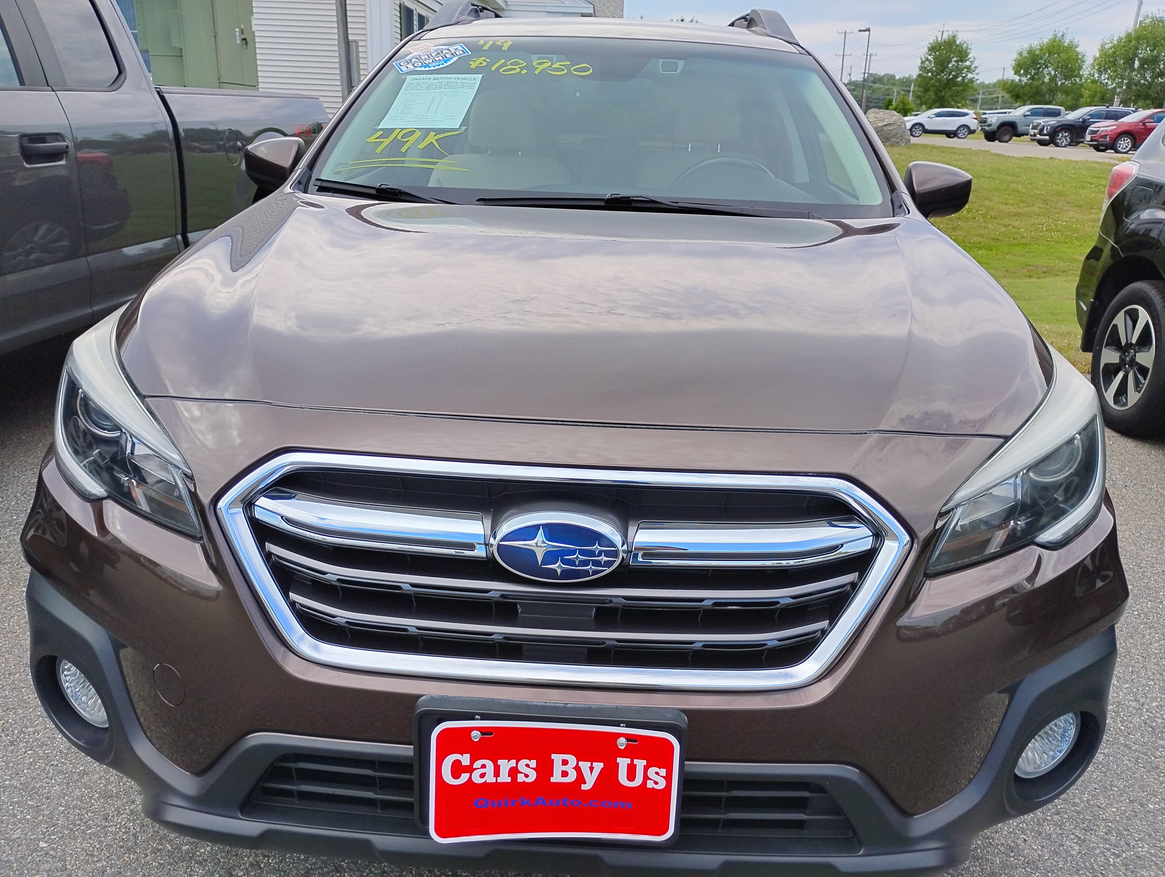 Used 2019 Subaru Outback Premium with VIN 4S4BSAFCXK3320742 for sale in Hallowell, ME