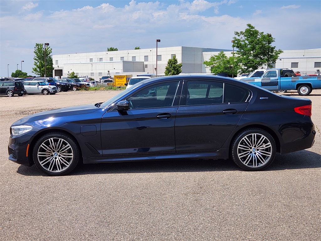 Used 2019 BMW 5 Series 530e with VIN WBAJB1C54KB375194 for sale in Loveland, CO