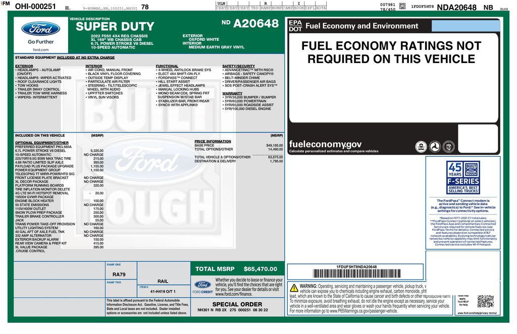 2022 Ford F-550 photo 2