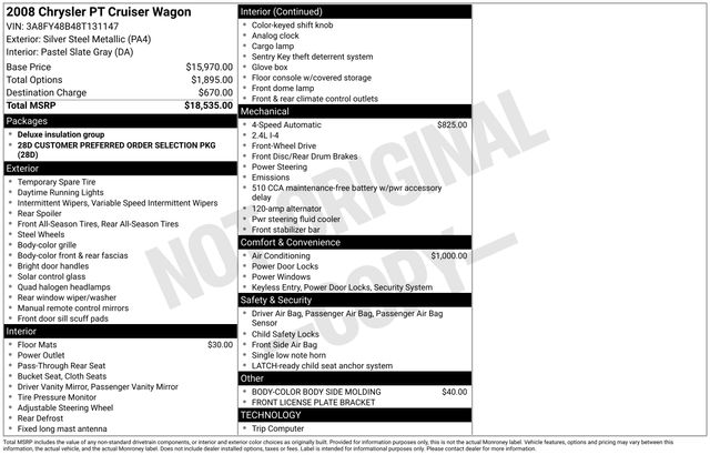 2008 Chrysler PT Cruiser Base's photo