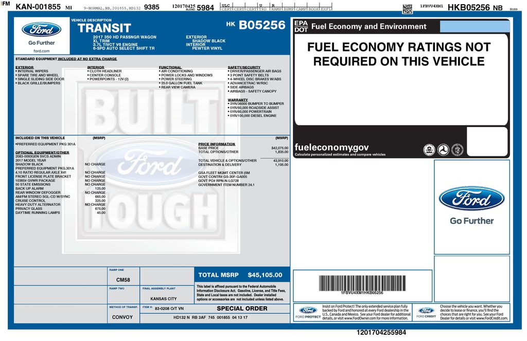 2017 FORD TRANSIT - Image 31