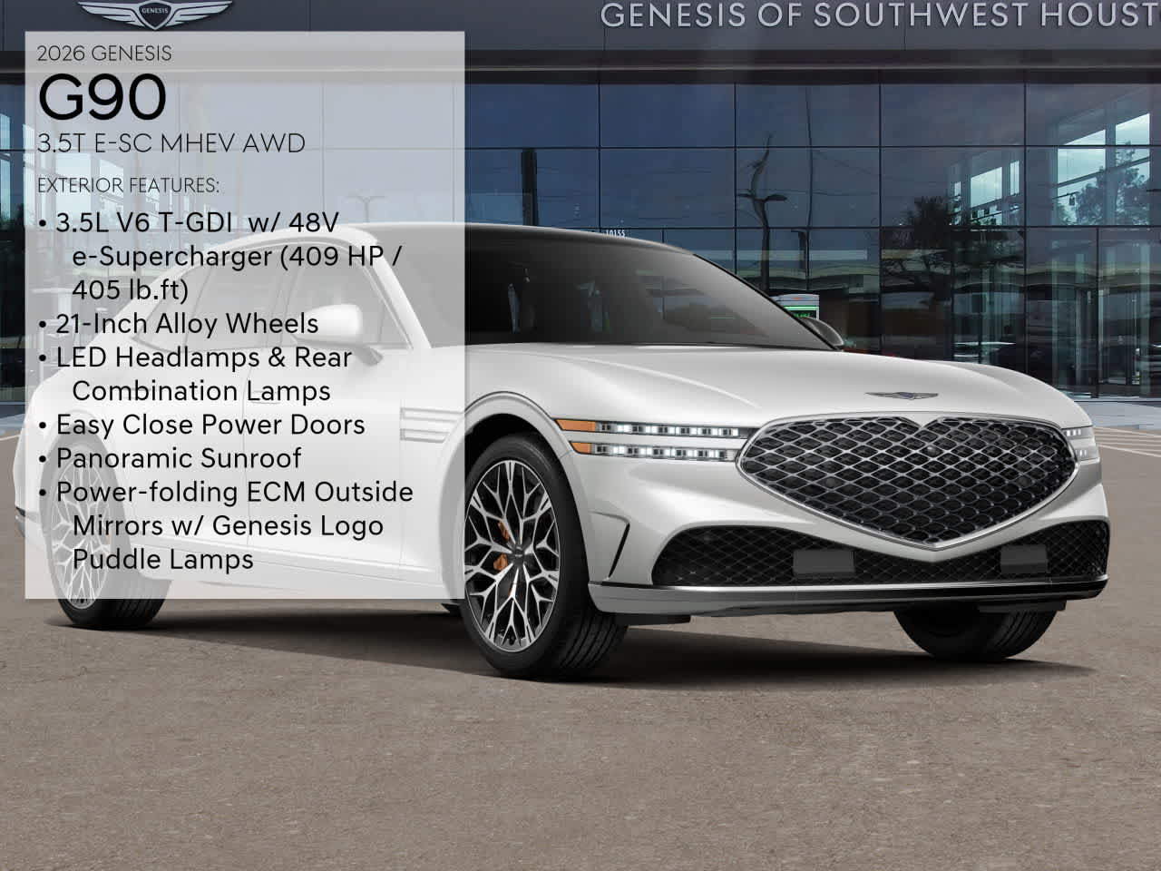 2026 Genesis G90 3.5T E-Supercharger photo 3