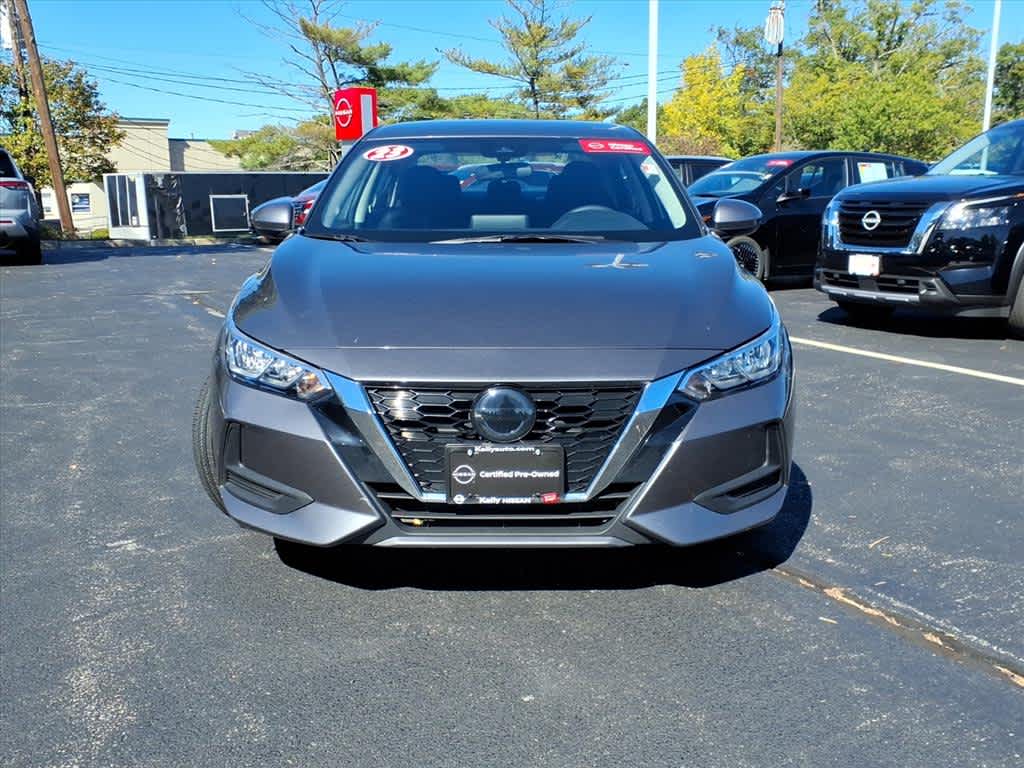 Certified 2023 Nissan Sentra SV with VIN 3N1AB8CV5PY307042 for sale in Woburn, MA