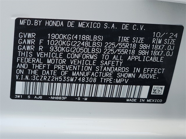 2025 Honda HR-V Sport photo 27