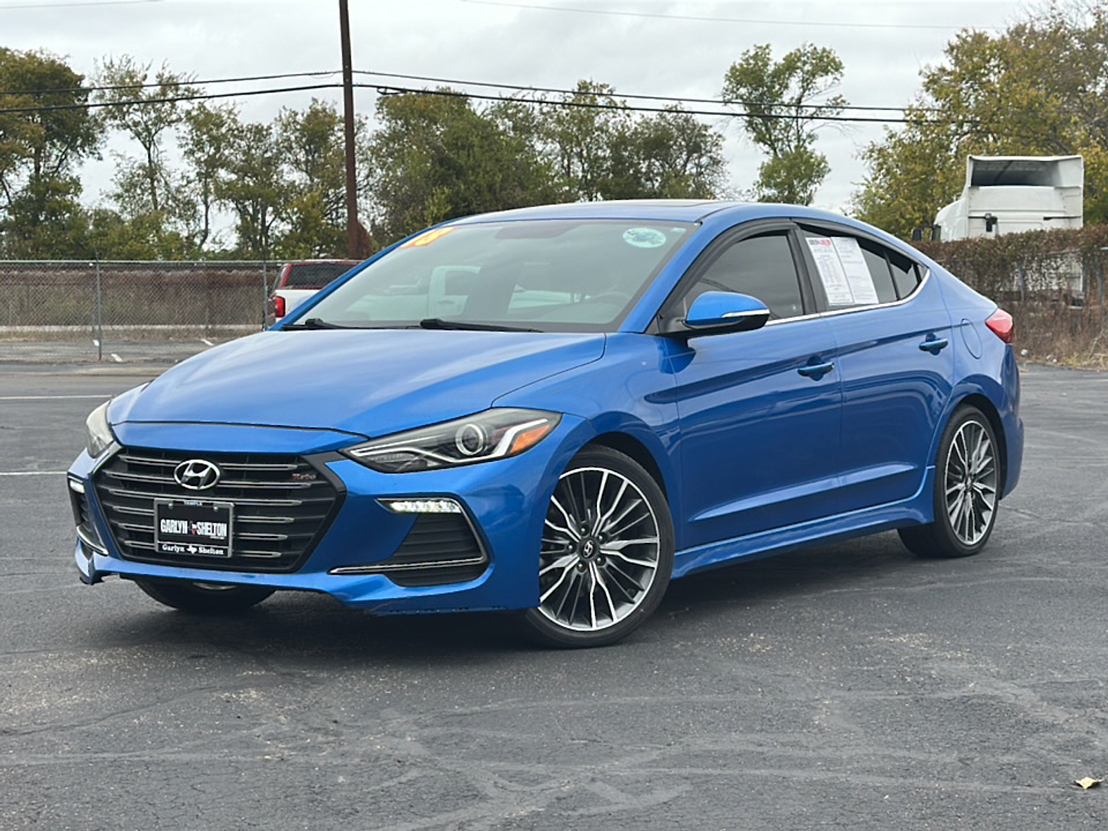 Used 2018 Hyundai Elantra Sport with VIN KMHD04LB5JU455423 for sale in Temple, TX