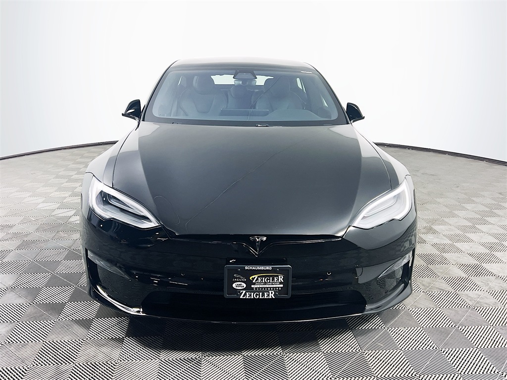 Used 2021 Tesla Model S Plaid with VIN 5YJSA1E60MF451560 for sale in Schaumburg, IL