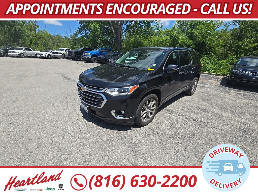 Used 2020 Chevrolet Traverse Premier with VIN 1GNEVKKW0LJ245701 for sale in Kansas City