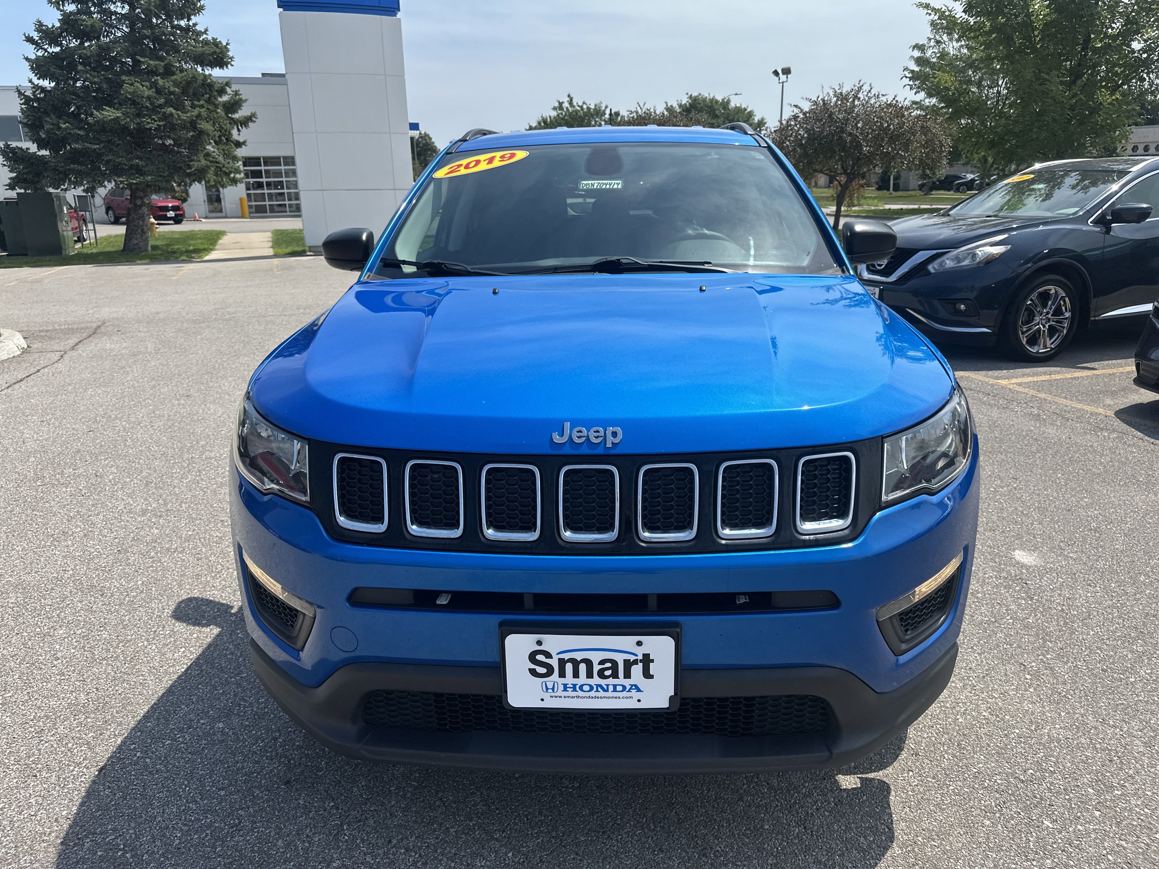 Used 2019 Jeep Compass Sport with VIN 3C4NJDAB6KT704414 for sale in Des Moines, IA