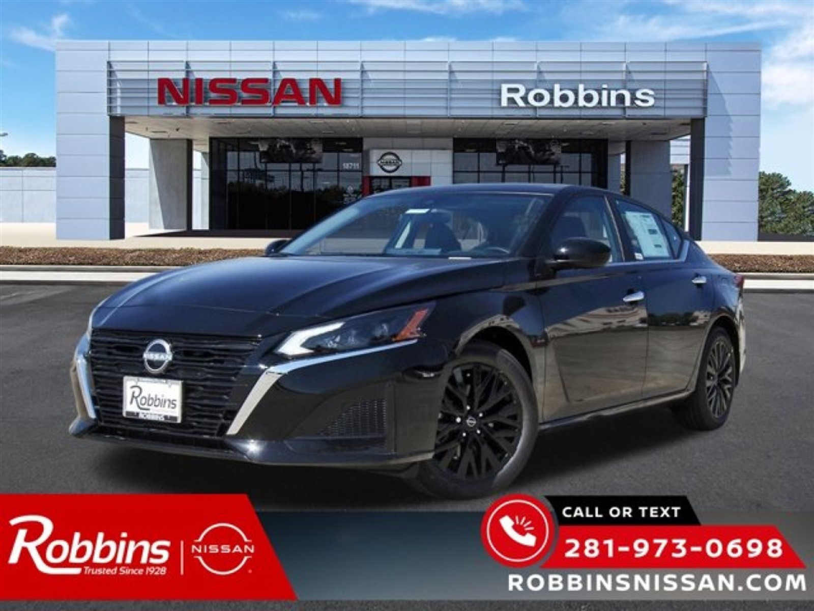 2025 Nissan Altima SV Black at Robbins Nissan