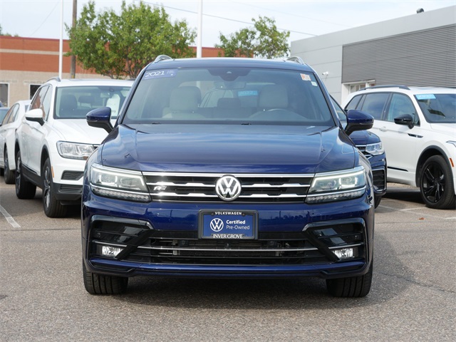 Certified 2021 Volkswagen Tiguan SEL Premium R-Line with VIN 3VV4B7AX4MM047567 for sale in Inver Grove Heights, Minnesota