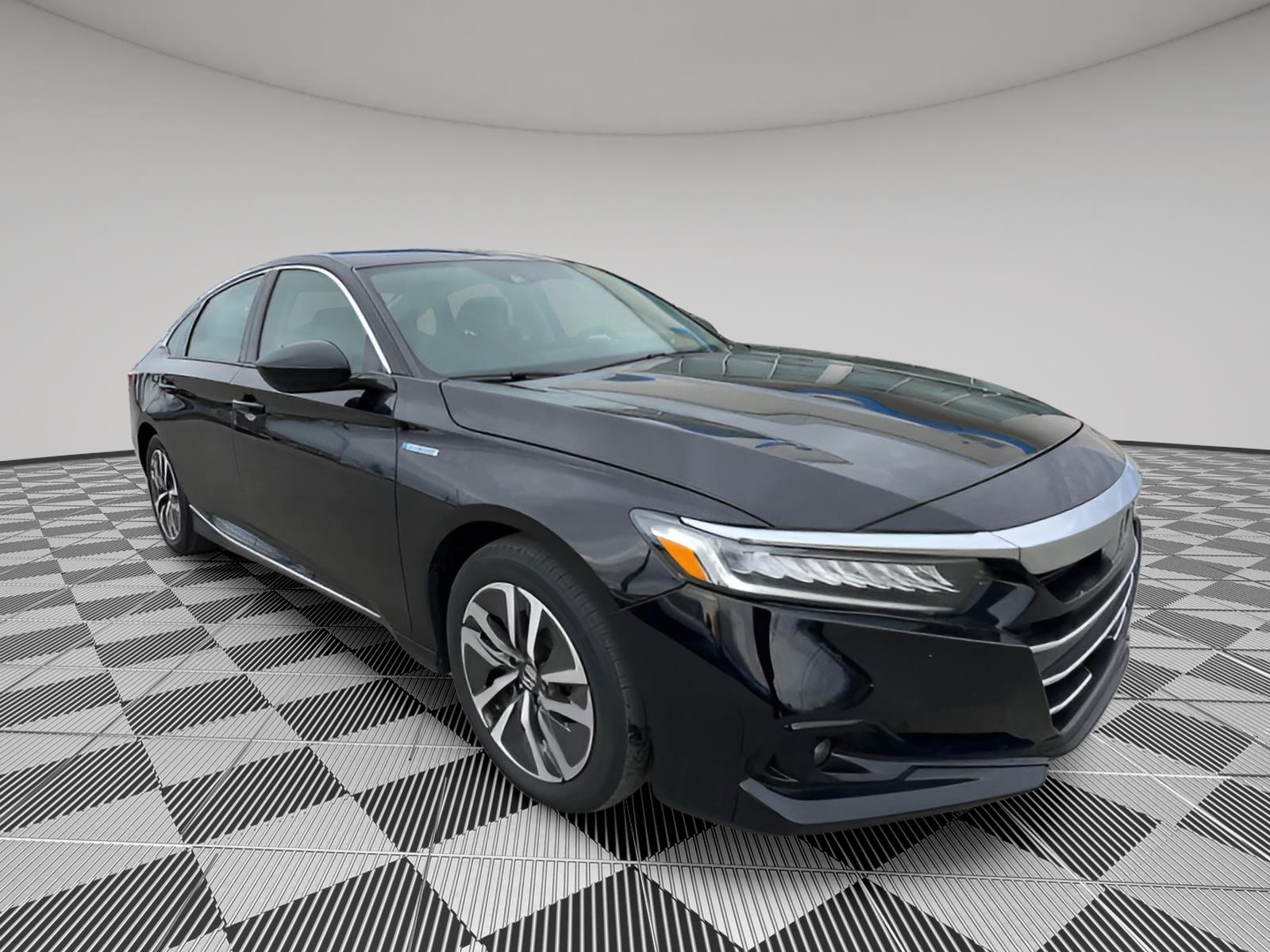 Certified 2021 Honda Accord Hybrid EX with VIN 1HGCV3F49MA019674 for sale in Kansas City