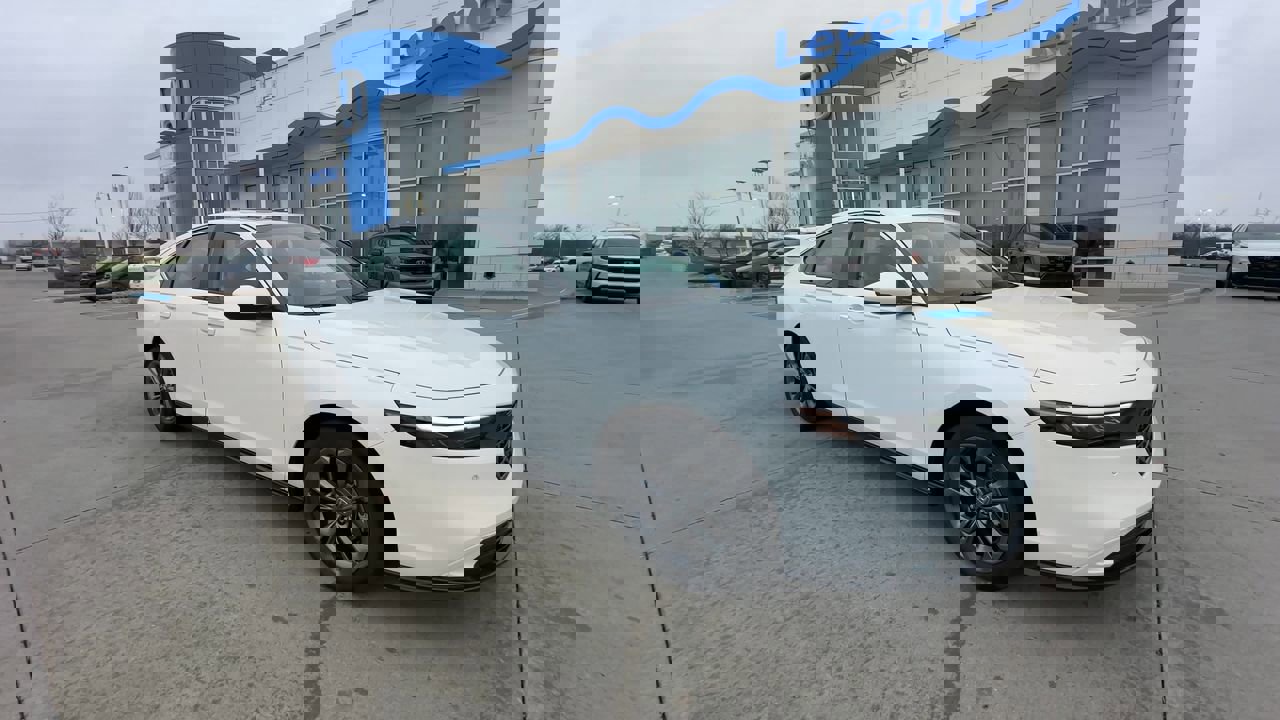 Certified 2025 Honda Accord Hybrid EX-L with VIN 1HGCY2F68SA016992 for sale in Kansas City