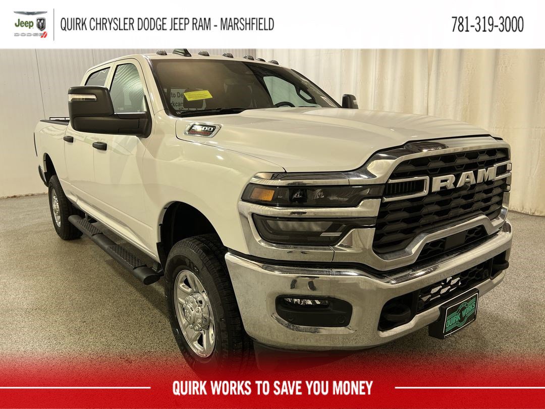 New 2025 Bright White Clearcoat Ram Tradesman image 1