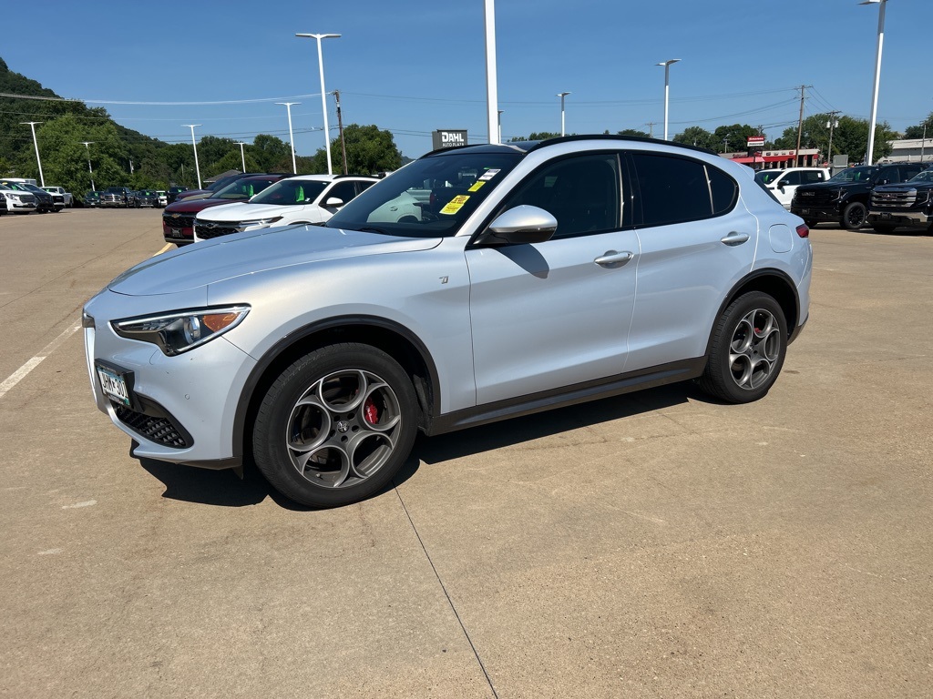 Used 2022 Alfa Romeo Stelvio Ti with VIN ZASPAKBNXN7D47065 for sale in Winona, Minnesota
