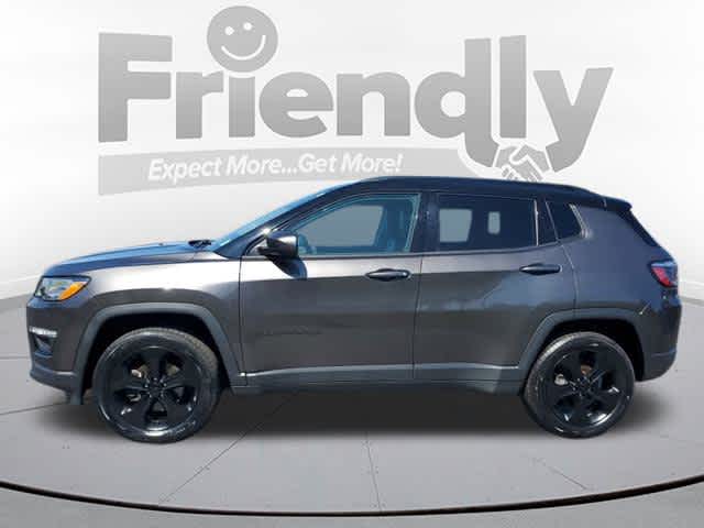 Used 2021 Jeep Compass Altitude with VIN 3C4NJDBB9MT533966 for sale in Geneva, NY