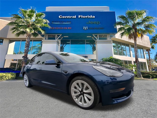 Used 2022 Tesla Model 3 Base with VIN 5YJ3E1EAXNF155010 for sale in Orlando, FL