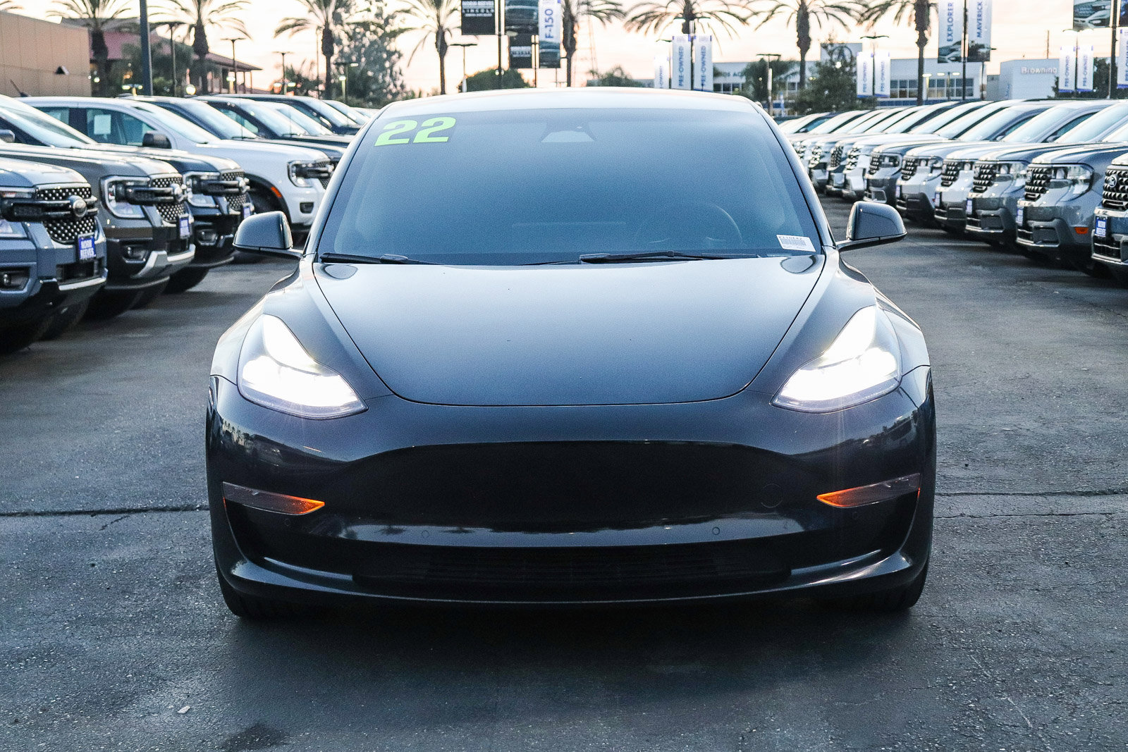Used 2022 Tesla Model 3 Base with VIN 5YJ3E1EA6NF358041 for sale in Cerritos, CA