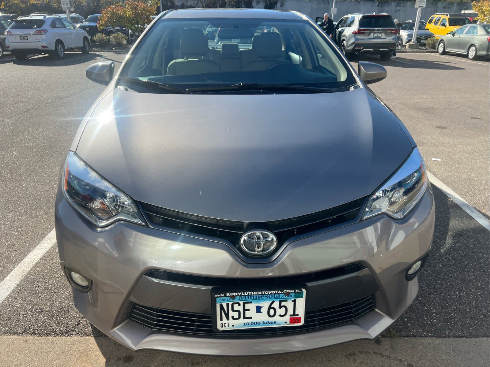 Used 2015 Toyota Corolla LE Plus with VIN 2T1BURHE1FC260200 for sale in Golden Valley, MN