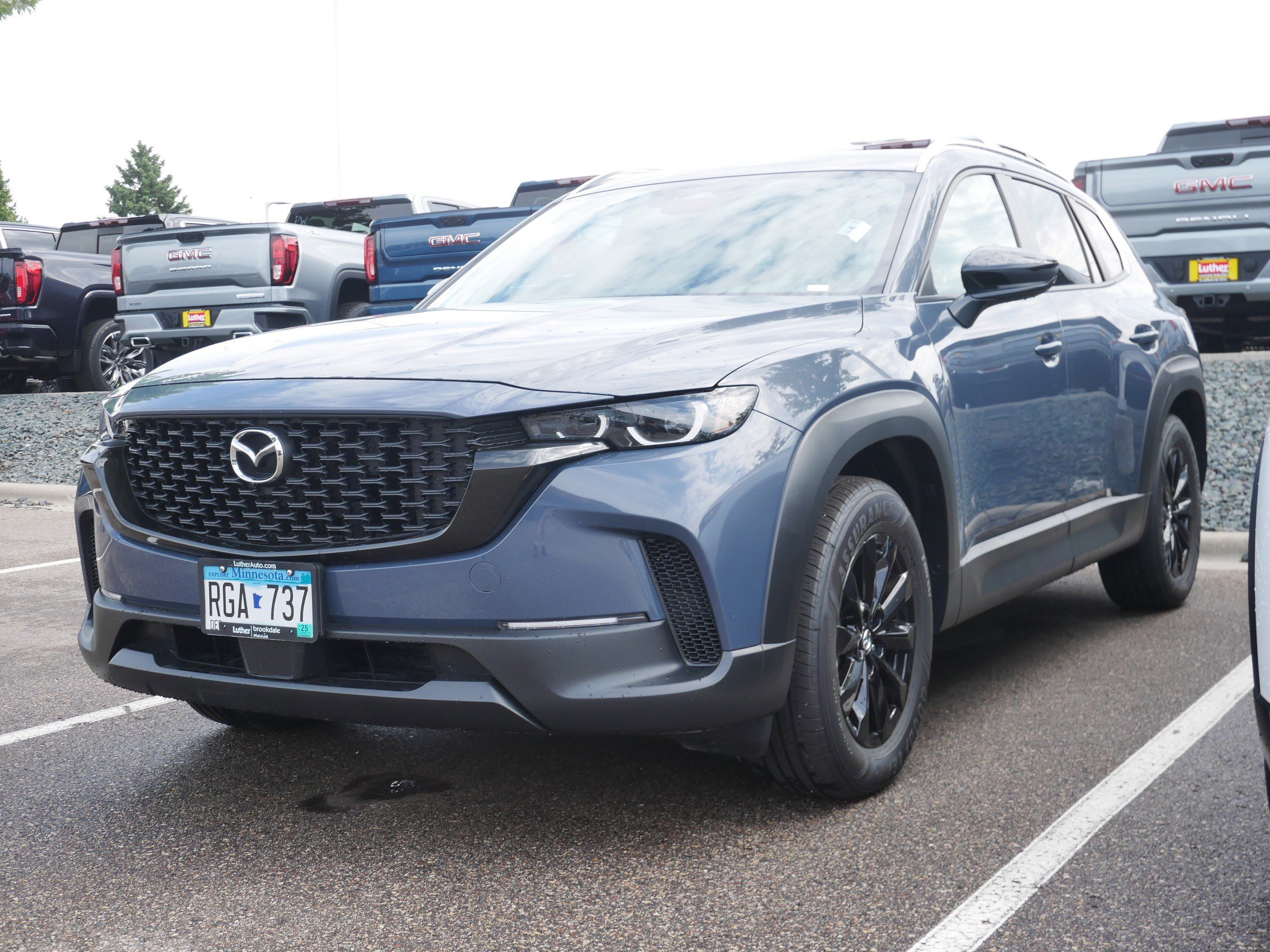 Certified 2025 Mazda CX-50 Premium with VIN 7MMVABDM6SN310946 for sale in Brooklyn Center, Minnesota
