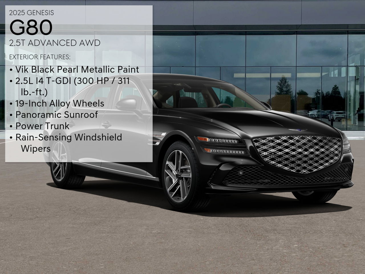 2025 Genesis G80 2.5T Advanced AWD photo 3