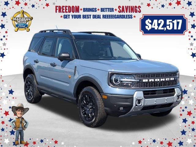 New 2025 Azure Gray Metallic Tri-Coat Ford Badlands image 1