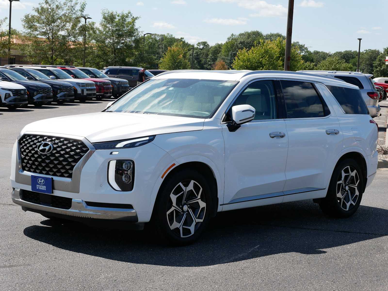 Certified 2022 Hyundai Palisade Calligraphy with VIN KM8R7DHE9NU461591 for sale in Mankato, Minnesota