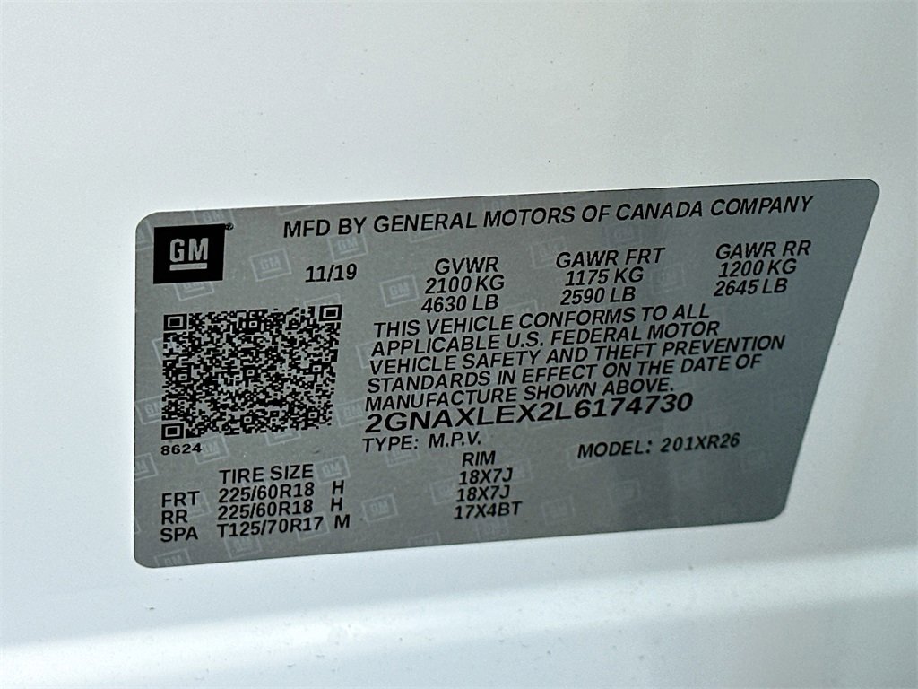 2020 Chevrolet Equinox LT photo 22