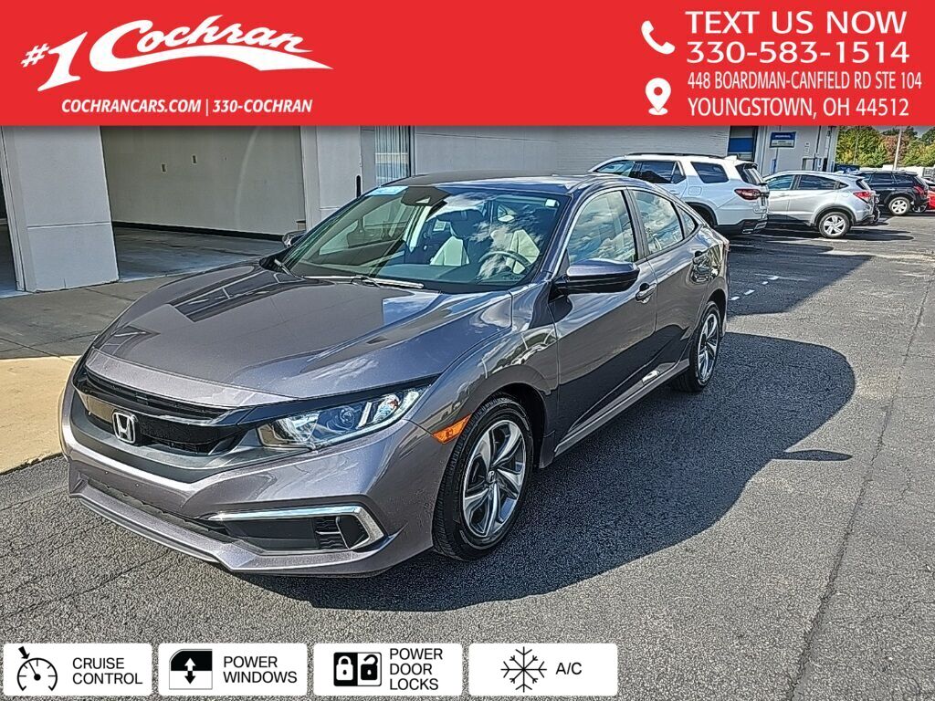 Certified PreOwned 2021 Honda Civic LX 4D Sedan in Boardman, OH 1