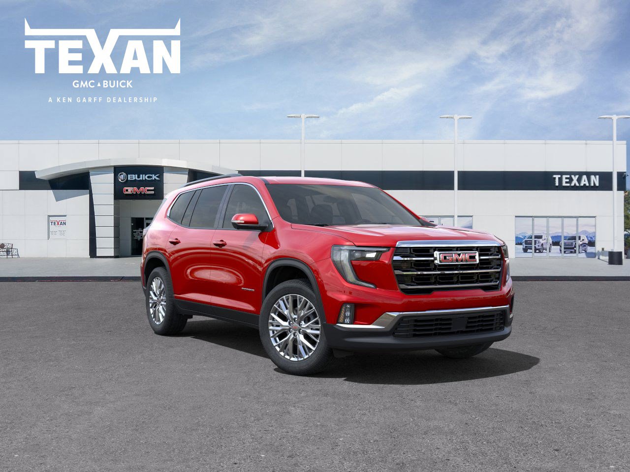 New 2025 Volcanic Red Tintcoat GMC Elevation image 1