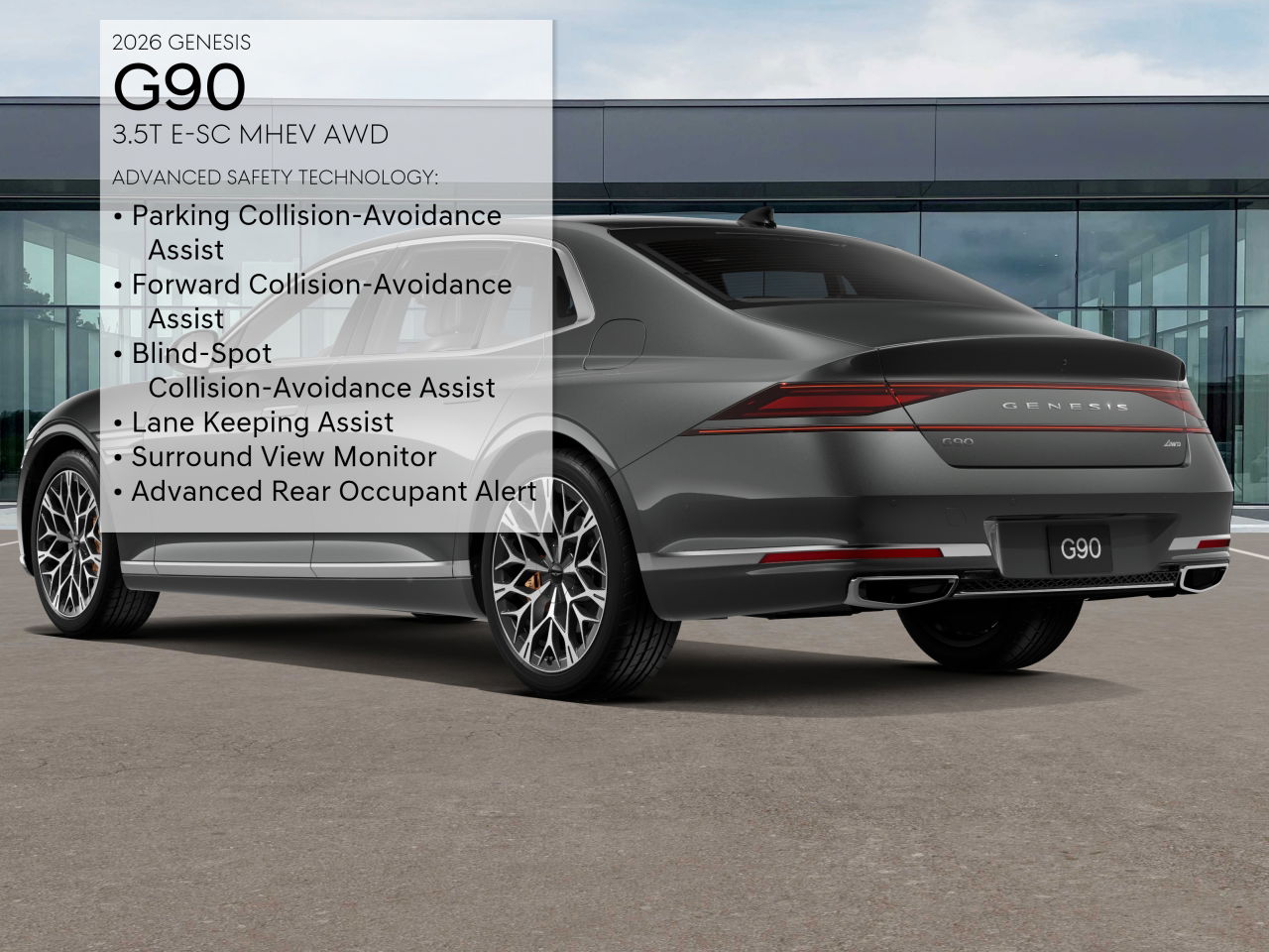 2026 Genesis G90 3.5T E-Supercharger photo 17