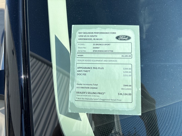2025 Ford Bronco Sport Big Bend photo 2