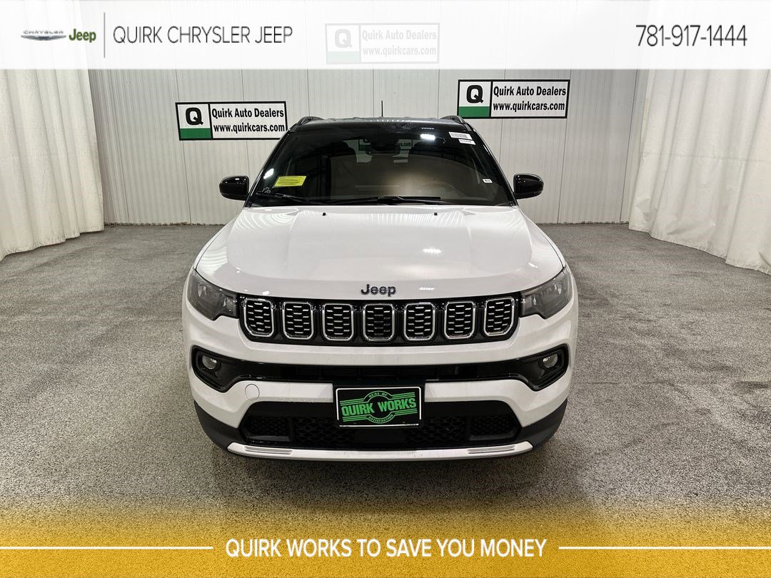 New 2025 Bright White Clearcoat Jeep Limited image 2