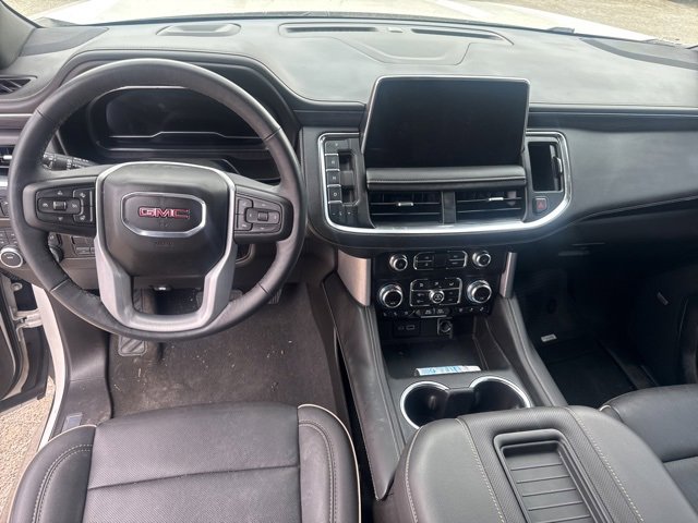 Used 2022 White Frost Tricoat GMC SLT image 16