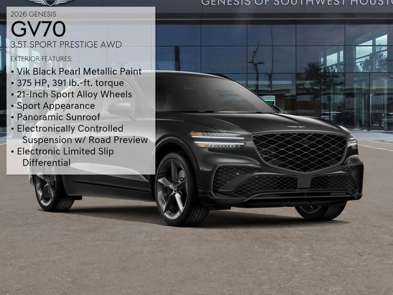 2026 Genesis GV70 3.5T Sport Prestige photo 2