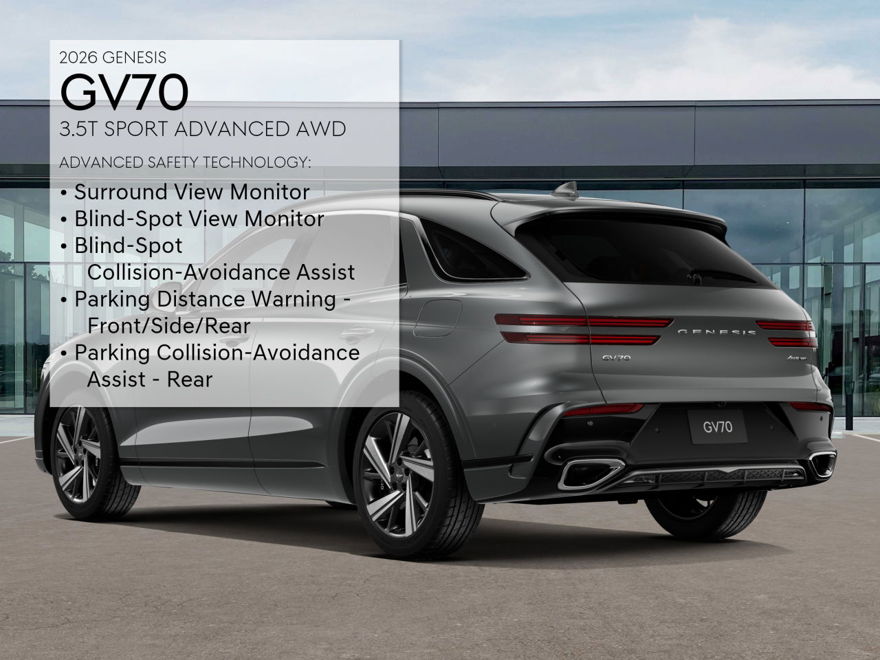 2026 Genesis GV70 3.5T Sport Advanced photo 19
